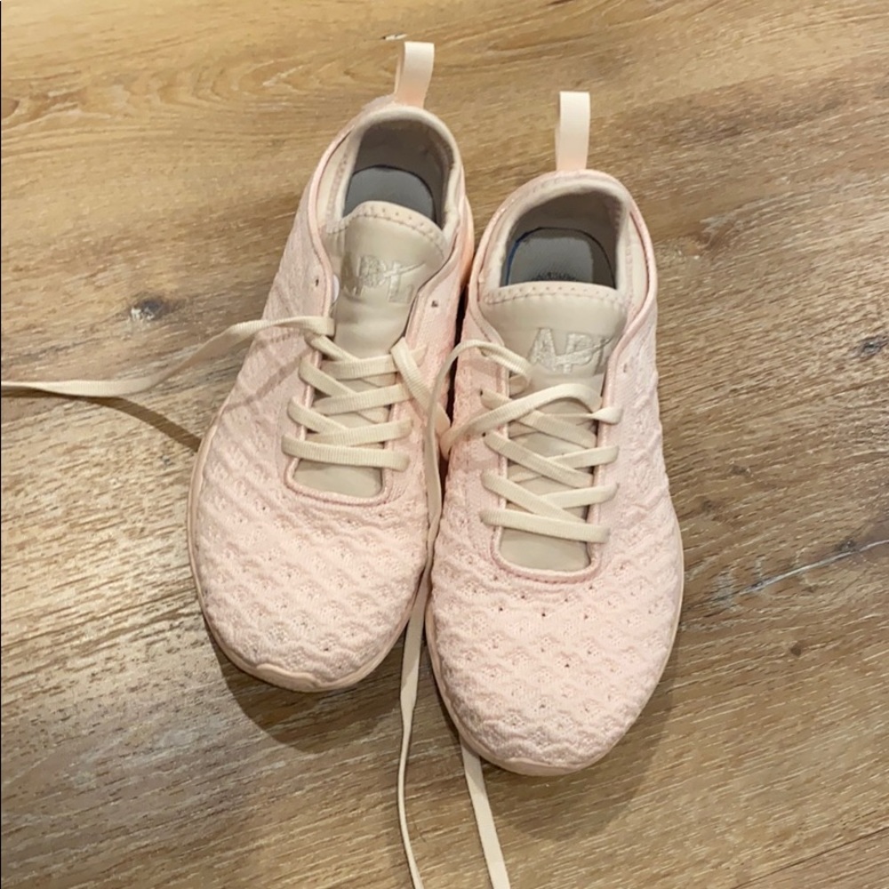 light pink APL sneakers
